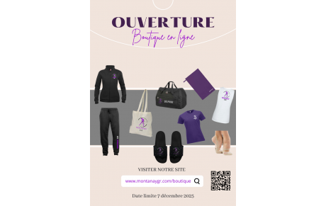 Boutique ouverte
